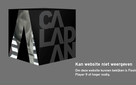 Flash Player 9 of hoger niet gevonden